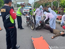 Simulasi Kecelakaan Digelar untuk Cegah Salah Penanganan Laka di Ngawi