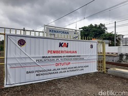 Perlintasan Sebidang Kemayoran Segera Tutup, JPO Baru Dibangun 2023