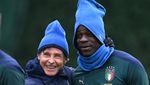 Senyum Lebar Balotelli yang Gabung Lagi ke Timnas Italia