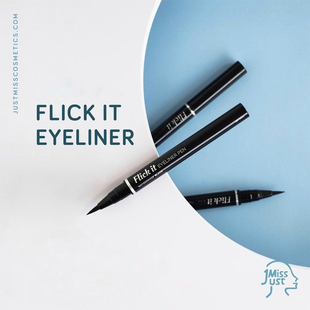 Eyeliner pen waterproof untuk musim hujan/Foto: instagram.com/justmiss_id Eyeliner pen