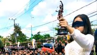 Foto: Demo Mahasiswa ULM Gegara Polisi Pemerkosa Mahasiswi Dihukum Ringan