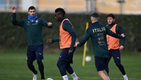 Mario Balotelli diharapkan bisa menjadi alternatif lini serang Italia yang tumpul usai Euro 2020. (Foto: Getty Images/Claudio Villa)