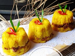 Resep Pembaca: Resep Ketan Inti Rendang Daging  yang Pulen Pedas Buat Camilan