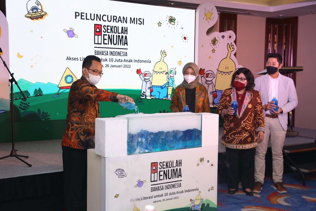 Sekolah Enuma: Bahasa Indonesia beri literasi gratis untuk 10 juta anak Indonesia