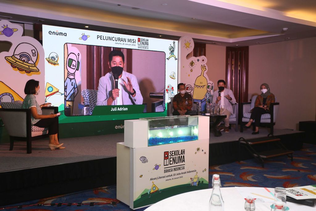 Sekolah Enuma: Bahasa Indonesia beri literasi gratis untuk 10 juta anak Indonesia