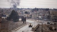 Mencekam! Pasukan Kurdi Kontak Senjata Lawan ISIS di Suriah