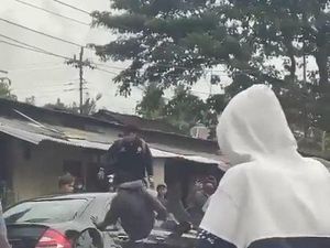 Ini Alasan Pengendara Mobil Viral Dimassa Kabur Usai Tabrak Pemotor