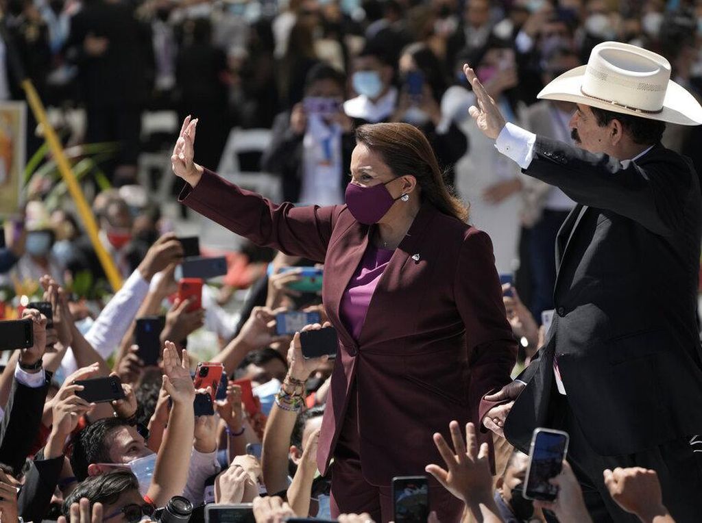 Pertama dalam Sejarah, Honduras Resmi Dipimpin Presiden Wanita