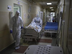 Covid-19 di Rusia Masih Tinggi, Pasien Gejala Berat Naik 15%