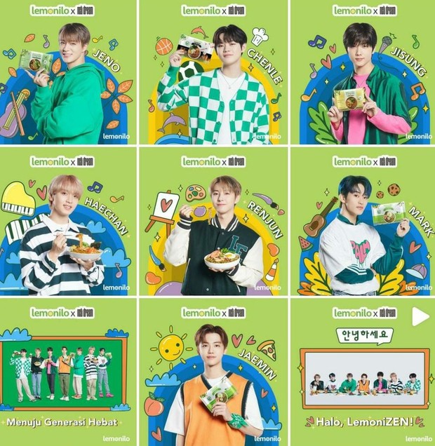 NCT Dream dengan Lemonilo/Lemonilo NCT Dream