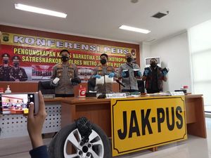 Bawa Ban Isi 11 Kg Sabu dari Aceh, 4 Kurir Narkoba Ditangkap Polisi Jakpus