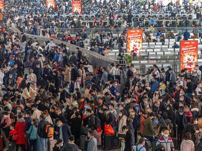 Ramainya Arus Mudik di China Jelang Libur Imlek