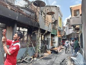 38 Rumah Terbakar, Begini Kondisi Permukiman Padat di Mangga Dua Jakpus