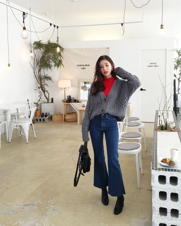 Ide pakai sepatu boots/Instagram.com/Dahongstyle Ide pakai sepatu boots