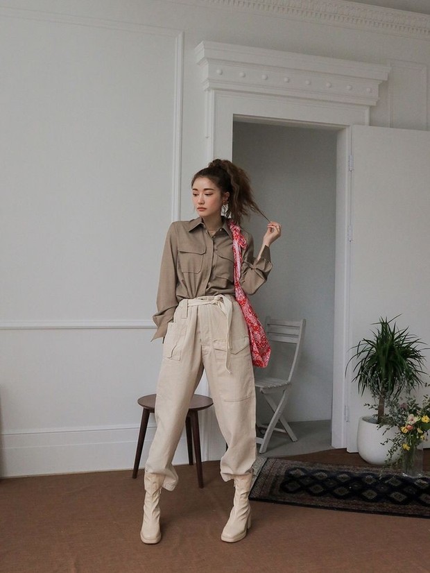 Ide pakai sepatu boots/Instagram.com/Dahongstyle Ide pakai sepatu boots