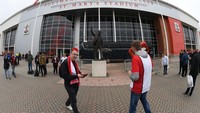Southampton menempati peringkat ketiga. Rata-rata bangku kosong di St Marys Stadium sebanyak 3.388 (Getty Images)