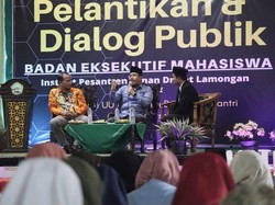 Sapa Mahasiswa Lamongan, Ketua Gerindra Jatim Bicara Soal UU Pesantren