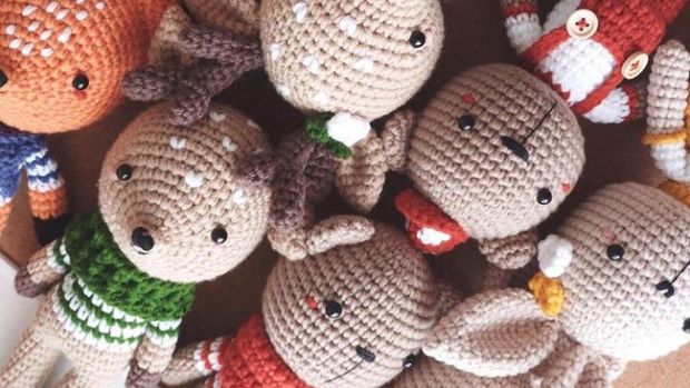 Boneka rajut bisa jadi ide bisnis buat si pemilik hobi merajut