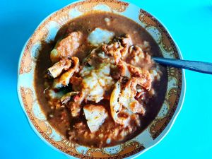 Sarapan Tajhin Palappa, Bubur Bumbu Kacang yang Unik Khas Situbondo