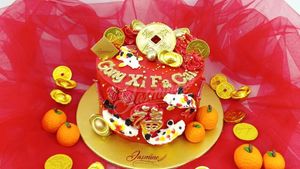 10 Cake Tema Imlek, Bisa Jadi Hadiah Spesial yang Cantik dan Enak