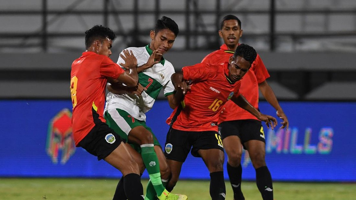 Indonesia menang 3-0 atas Timor Leste (Foto: ANTARA FOTO/Nyoman Budhiana)