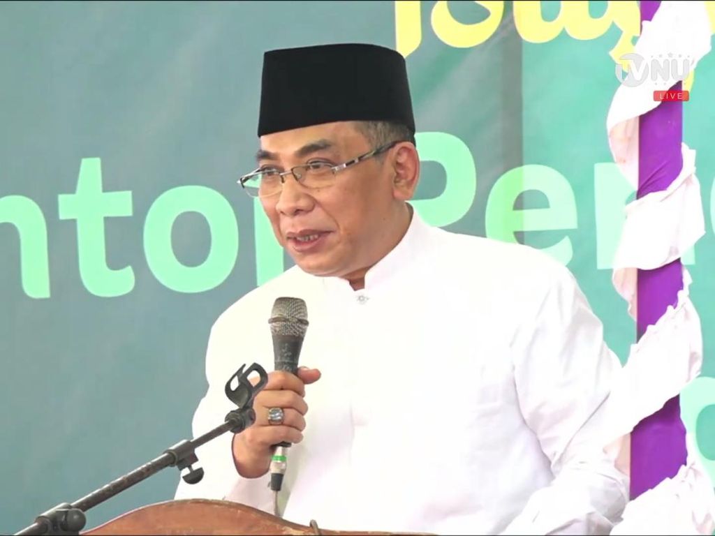 Gus Yahya Sebut Nusantara Singkatan dari NU, Santri, Pemerintah, dan Rakyat