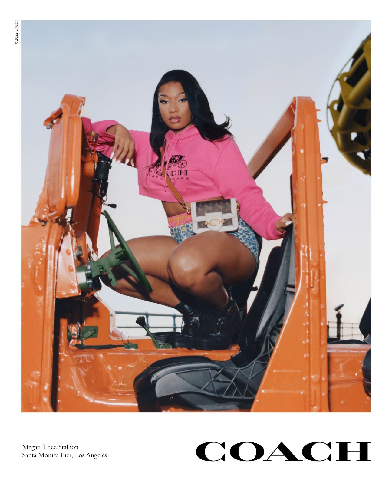 Megan Thee Stallion di Coach ad campaign spring 2022