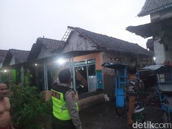 Belasan Rumah Rusak-Pohon Tumbang Diterjang Angin Kencang di Sidoarjo