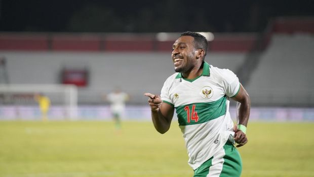 Timnas Indonesia kalahkan Timor Leste di Bali.