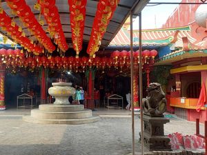 Tak Ada Barongsai Saat Perayaan Imlek di Vihara Boen San Bio