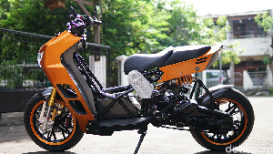 Ketika Yamaha Nouvo Menjadi Italjet Dragster dengan Kearifan Lokal