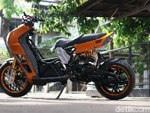 Modifikasi Yamaha Nouvo Jadi Italjet Dragster Versi Ekonomis Modifikasi Yamaha Nouvo Jadi Italjet Dragster Versi Ekonomis