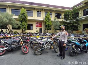 121 Motor Balapan Liar di Jalur Jogja-Magelang Disita Polisi!