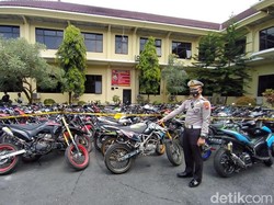 121 Motor Balapan Liar di Jalur Jogja-Magelang Disita Polisi!