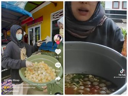 Kocak! 5 Aksi TikToker Beli Makanan Sebaskom Ini Bikin Pedagang Kaget