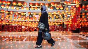 Gemerlap Lampion Sambut Imlek di Sejumlah Negara