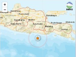 Gempa M 3,6 Terjadi di Blitar