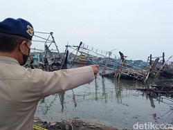 Polda Jateng Periksa Bangkai Kapal Terbakar di Tegal, Ini Temuannya