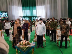 Hadiri Pengukuhan PBNU, Puan: Negara Beruntung Punya Ormas Seperti NU