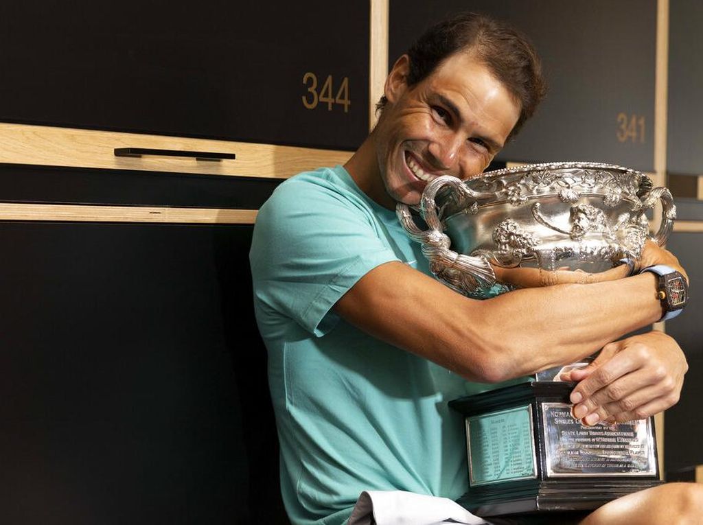 Rafael Nadal Salip Federer dan Djokovic Jadi Raja Grand Slam