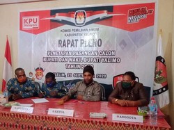 PSU Pilkada Yalimo, Nahor Nekwek-John Wilil Unggul dengan 48.504 Suara