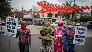 Spider-Man hingga Power Ranger Beri Ucapan Selamat Imlek di Solo