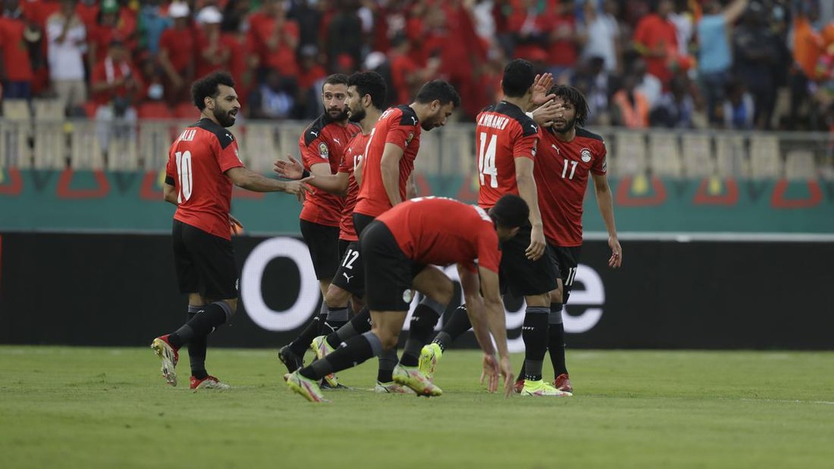 Timnas Mesir ke semifinal Piala Afrika 2021. (Foto: AP/Sunday Alamba)