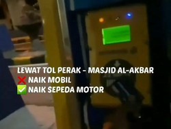 Polisi Cari Dua Pemuda yang Viral Berboncengan Motor Masuk Tol Surabaya