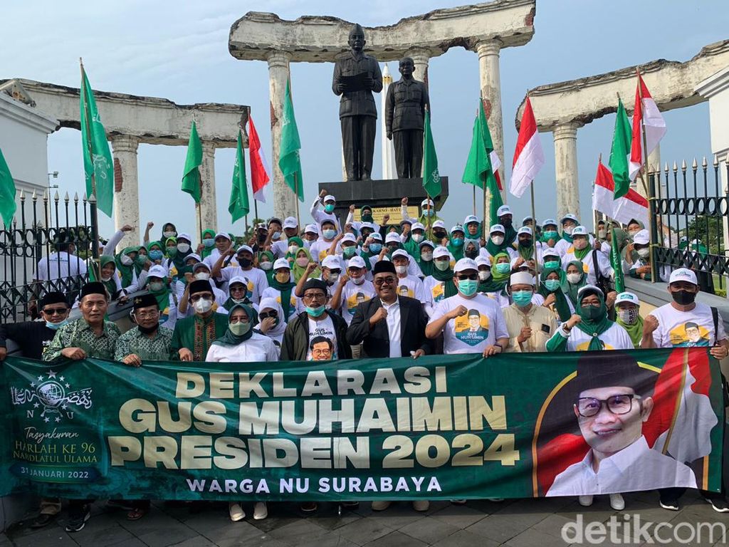 Warga NU Surabaya Deklarasi Dukung Gus Muhaimin Jadi Capres 2024