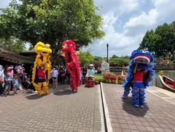 Dua Tahun Hilang, Barongsai Kembali Terlihat di Lembang