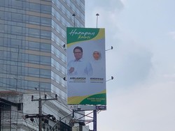 Baliho Airlangga-Khofifah, Golkar Jatim: Doa Keduanya Bisa Sejahterakan Rakyat