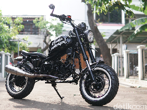 Honda Monkey Kustom Versi Murah, Bahannya dari Honda Karisma Jadul Honda Monkey Kustom Versi Murah, Bahannya dari Honda Karisma Jadul