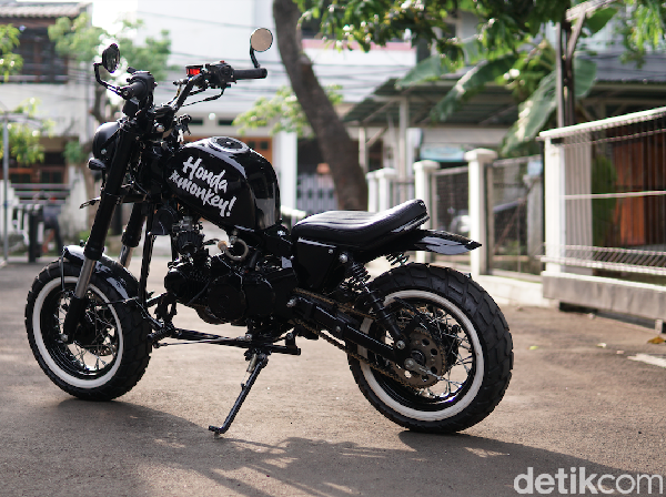 Intip Modifikasi Honda Karisma jadi Monkey Bobber ala Bengkel Sukabumi
