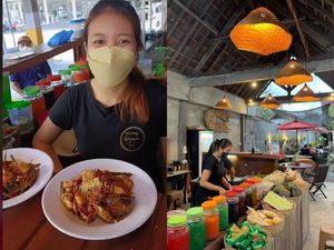 Penjual Tipat khas Bali Berparas Cantik Ini Bikin Netizen Heboh